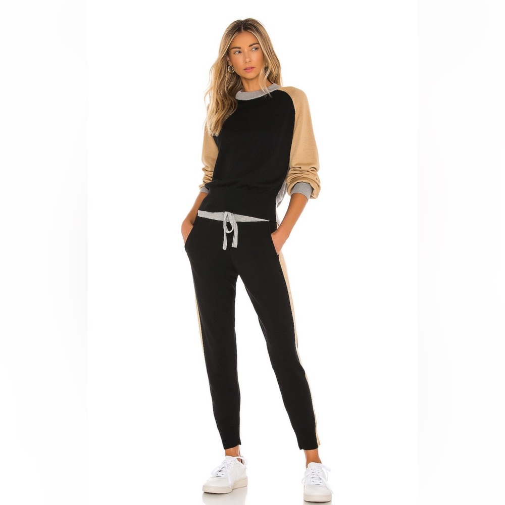 Monrow color block sweat pant - Picture 9 of 10